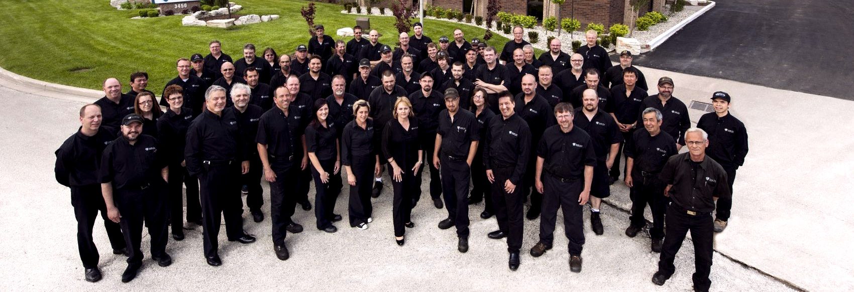 Cavalier Team Group Outside in front of building